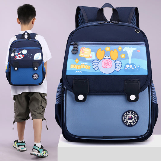 Large Class Preschool Cute Cartoon Boys And Girls Lightweight Primary Backpack