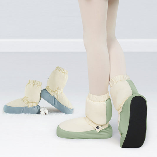 Dance Snow Boots Fleece-lined Dancing Female Ballet Soft Bottom Training Shoes