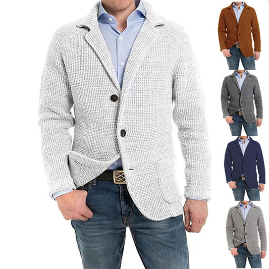 Fashion Men's Casual Knitted Cardigan Sweater